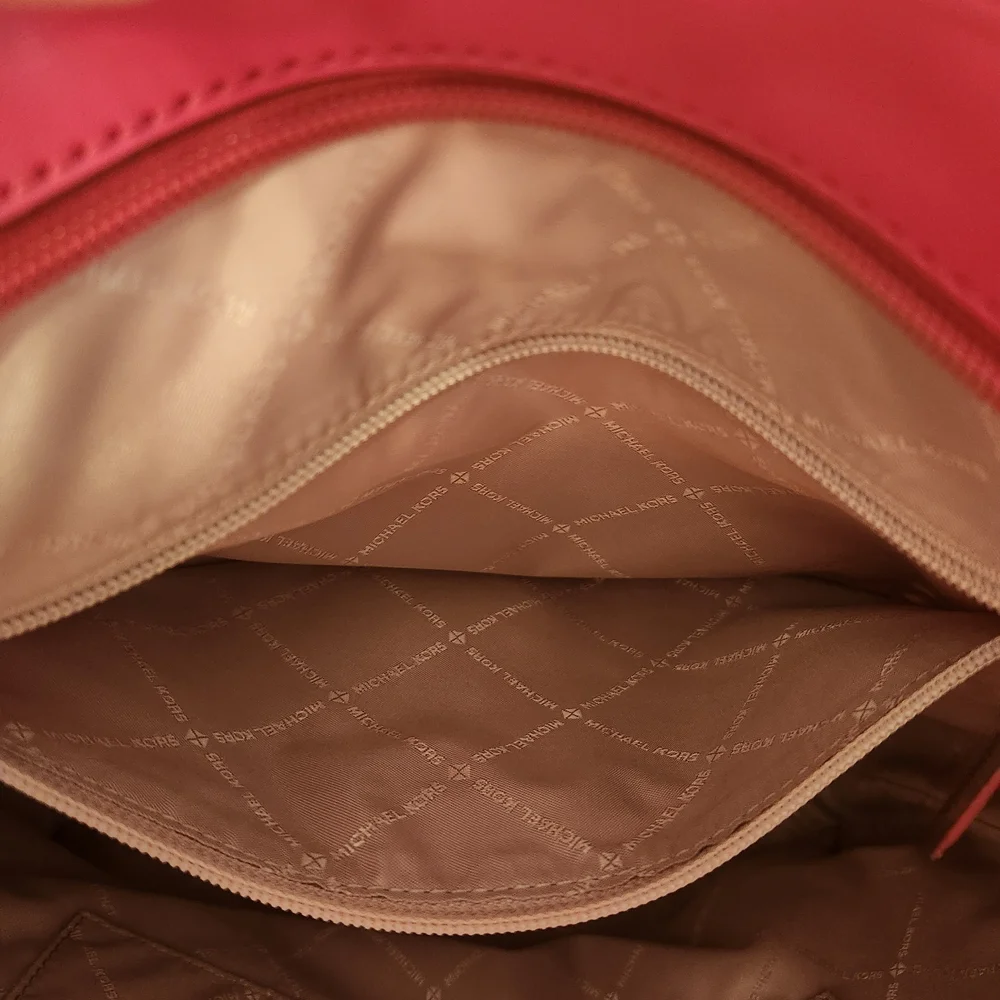 Michael Kors NWOT Large Ombre Straw Tote - Picture 7 of 9